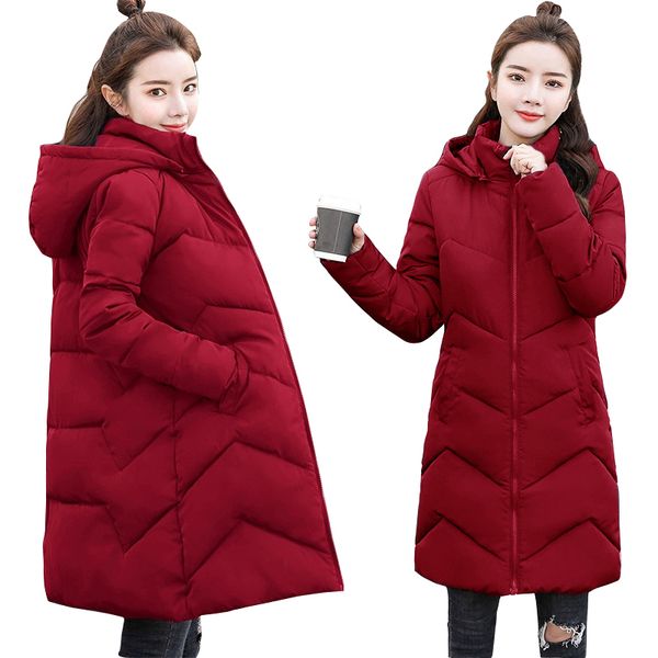 new 2019 fashion winter jacket female parka plus size s-6xl women down jacket hooded winter coat women long warm clothing, Tan;black 
new 2019 fashion winter jacket female parka plus size s-6xl women down jacket hooded winter coat women long warm clothing, Tan;black