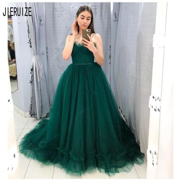 jieruize элегантного зеленый вечерних платьев спагетти ремень узелок назад формальной партия платье тюль пром платье vestidos де фиеста, White;black 
jieruize элегантного зеленый вечерних платьев спагетти ремень узелок назад формальной партия платье тюль пром платье vestidos де фиеста, White;black