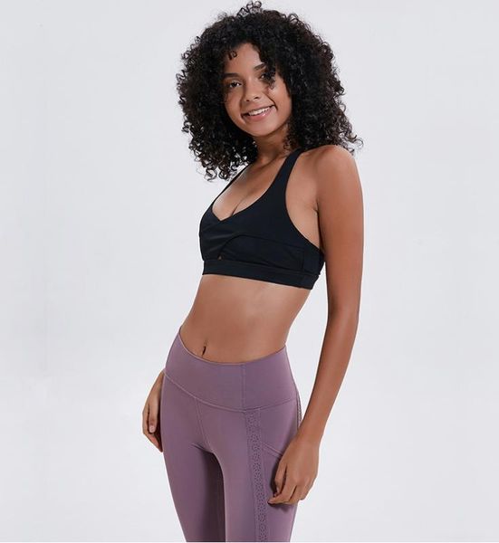high elastic underwear thin straps fashion vest sports running bra absorption gather folding yoga vest nylon bra, White;black
high elastic underwear thin straps fashion vest sports running bra absorption gather folding yoga vest nylon bra, White;black