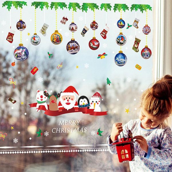 1pcs diy merry christmas wall stickers window glass festival decals santa murals new year christmas decorations for home 30e
1pcs diy merry christmas wall stickers window glass festival decals santa murals new year christmas decorations for home 30e