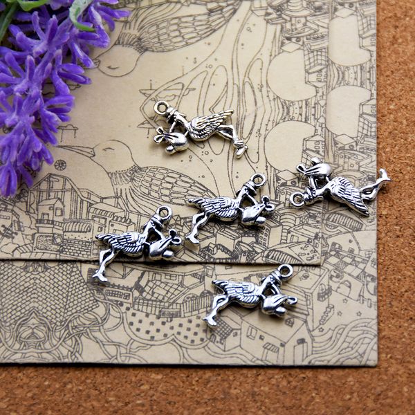 45pcs-- 23*18mm 3d antique silver plated stork baby bird charms pendants for jewelry making diy handmade craft, Bronze;silver
45pcs-- 23*18mm 3d antique silver plated stork baby bird charms pendants for jewelry making diy handmade craft, Bronze;silver