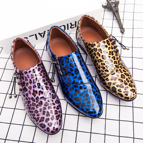 leopard print leather men shoes big size ballroom dancing shiny dress male footwear mixed colors designer oxford shoes for men, Black
leopard print leather men shoes big size ballroom dancing shiny dress male footwear mixed colors designer oxford shoes for men, Black