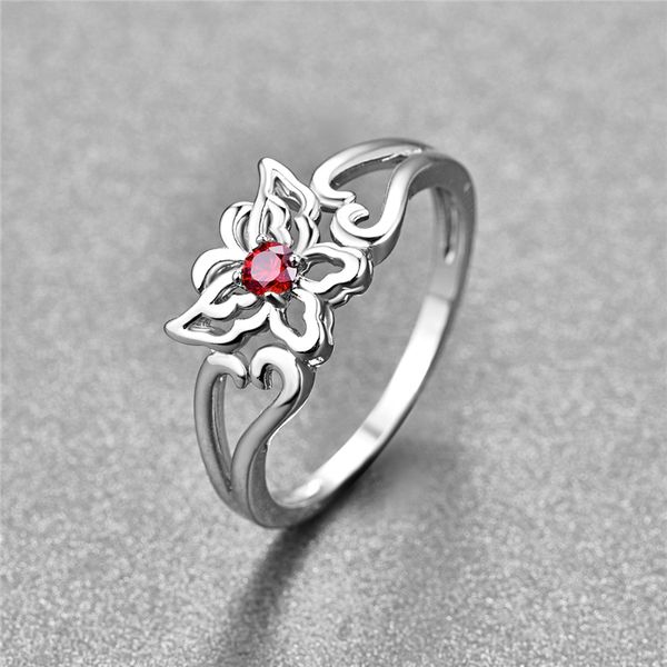 fashion- 925 sterling silver hollow out butterfly red crystal ring for women fashion rings jewelry bague femme female gifts, Slivery;golden
fashion- 925 sterling silver hollow out butterfly red crystal ring for women fashion rings jewelry bague femme female gifts, Slivery;golden