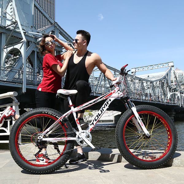 4.0 super wide off-road beach bike big tire snowmobile speed mountain bike male and female students adult
4.0 super wide off-road beach bike big tire snowmobile speed mountain bike male and female students adult