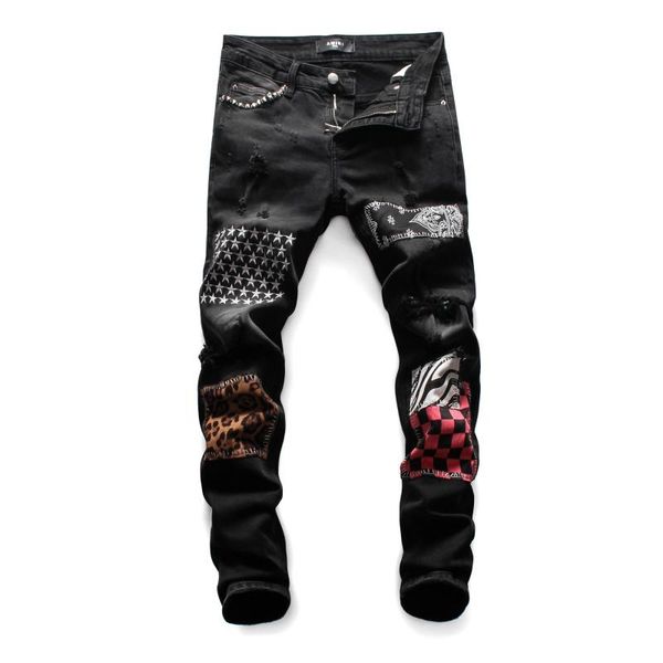 new designer mens jeans skinny pants casual luxury jeans men fashion distressed ripped slim motorcycle luxury jeans denim hip hop pants 2020, Blue
new designer mens jeans skinny pants casual luxury jeans men fashion distressed ripped slim motorcycle luxury jeans denim hip hop pants 2020, Blue