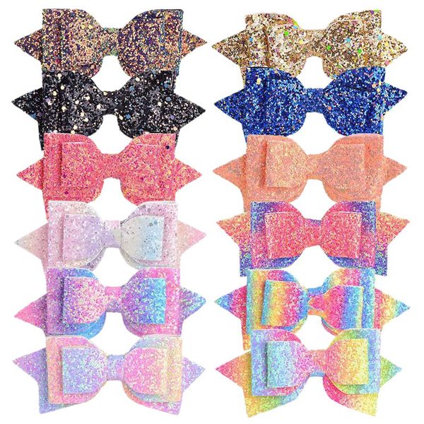 12pcs 4.9 inches sparkly hair bows glitter hair clips sequins bows alligator clips for girls teens toddlers, Slivery;white
12pcs 4.9 inches sparkly hair bows glitter hair clips sequins bows alligator clips for girls teens toddlers, Slivery;white