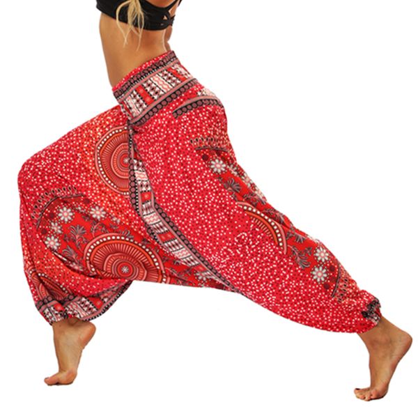 high waist women yoga pants red fitness trousers sport palazzo dot bottom india style vintage bloomers loose plage workout pants, White;red
high waist women yoga pants red fitness trousers sport palazzo dot bottom india style vintage bloomers loose plage workout pants, White;red