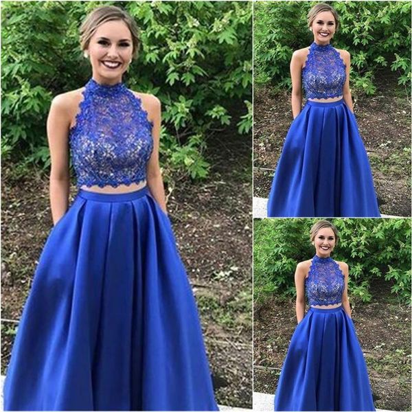lace applique a line ball gown evening dress elastic satin prom party gown two pieces dress high neck bridesmaid dresses, White;pink
lace applique a line ball gown evening dress elastic satin prom party gown two pieces dress high neck bridesmaid dresses, White;pink