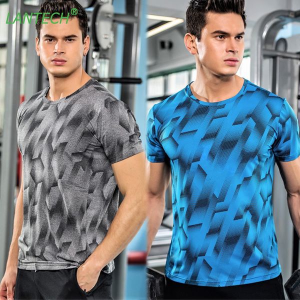 lantech men gym running shirt sports sportswear training run fitness printing pattern exercise shirt clothes jerseys, Black;blue
lantech men gym running shirt sports sportswear training run fitness printing pattern exercise shirt clothes jerseys, Black;blue