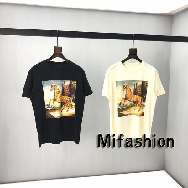 2020 spring summer luxury italy europe vintage painting spot horse breathable tee tshirt men women short sleeve t shirt, White;black
2020 spring summer luxury italy europe vintage painting spot horse breathable tee tshirt men women short sleeve t shirt, White;black