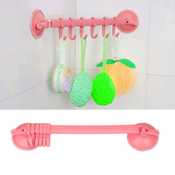 wall mounted storage 6 hooks set strong sucker suction hanger for kitchen bathroom adjustable hanger rack organization
wall mounted storage 6 hooks set strong sucker suction hanger for kitchen bathroom adjustable hanger rack organization