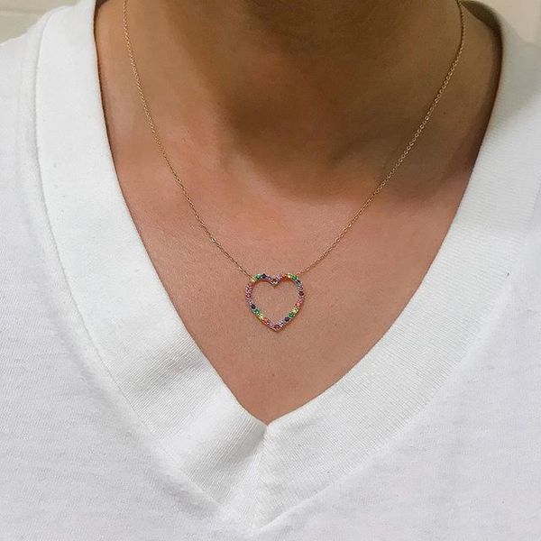 925 sterling silver colorful cz paved hollow heart pendant necklace for women girl lover gift fashion charm silver 925 jewelry
925 sterling silver colorful cz paved hollow heart pendant necklace for women girl lover gift fashion charm silver 925 jewelry