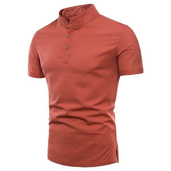 men's clothing european and american polo shirt summer stand collar slim solid color short-sleeved cotton and linen 5xl t-shirt, White;black
men's clothing european and american polo shirt summer stand collar slim solid color short-sleeved cotton and linen 5xl t-shirt, White;black