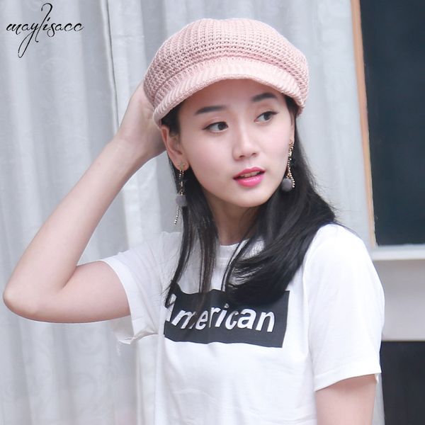 maylisacc women winter beret fashion cotton england octagonal hat korean style autumn and winter warm ladies beret hats flat hat, Blue;gray
maylisacc women winter beret fashion cotton england octagonal hat korean style autumn and winter warm ladies beret hats flat hat, Blue;gray