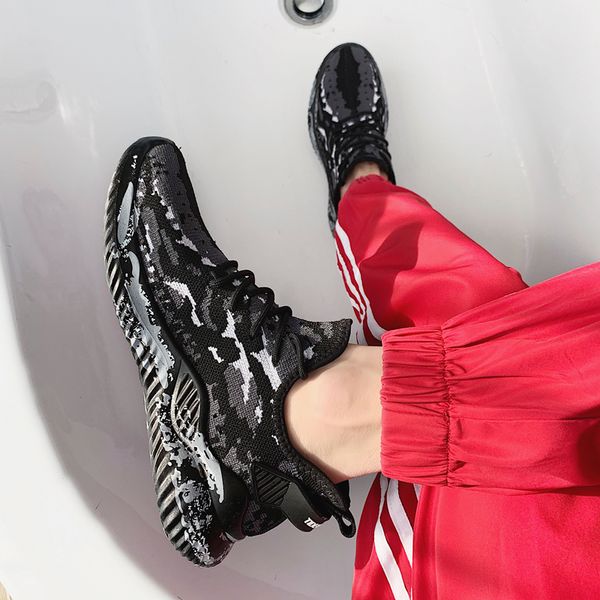men flying woven mesh walking shoes surface breathable casual absorption sneaker men light non-slip tenis masculino adulto, Black
men flying woven mesh walking shoes surface breathable casual absorption sneaker men light non-slip tenis masculino adulto, Black