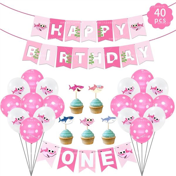 Hot Pink Shark Детские Birthday Party Фольга латексные шары С Днем Рождения украшения Дети Ден
Hot Pink Shark Детские Birthday Party Фольга латексные шары С Днем Рождения украшения Дети Ден