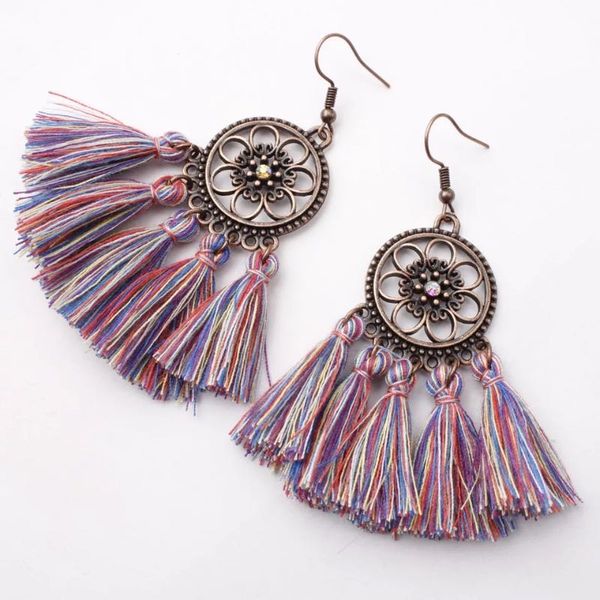 womens fashion bohemian earrings long tassel fringe dangle hook earring eardrop ethnic fashion boho girls jewelry gift xl0234, Silver
womens fashion bohemian earrings long tassel fringe dangle hook earring eardrop ethnic fashion boho girls jewelry gift xl0234, Silver