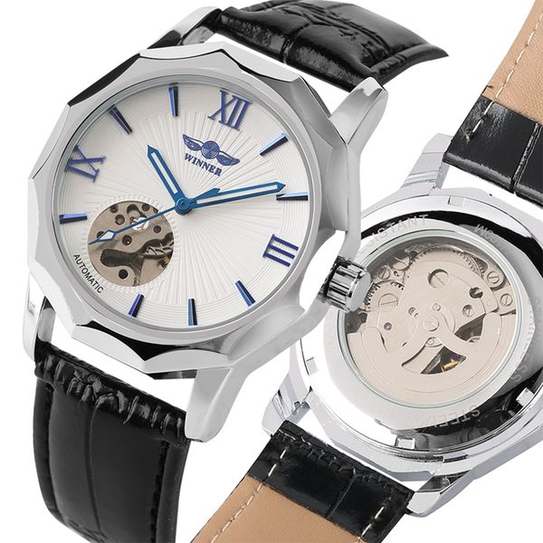 winner automatic mechanical watch men fashion sport men's watches clock male montre homme erkek kol saati watch, Slivery;brown
winner automatic mechanical watch men fashion sport men's watches clock male montre homme erkek kol saati watch, Slivery;brown