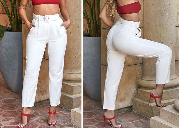 белый повседневный sexy пряжка пояса pant брюки женщины elegant высокой талией sash pant донные женский patalon розовые штаны, Black;white
белый повседневный sexy пряжка пояса pant брюки женщины elegant высокой талией sash pant донные женский patalon розовые штаны, Black;white