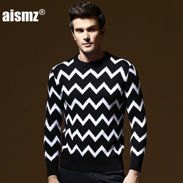 aismz 2018 winter fashion sweater wool cashmere o-neck striped slim fit knitting warm pullover men clothes pull homme coats, White;black
aismz 2018 winter fashion sweater wool cashmere o-neck striped slim fit knitting warm pullover men clothes pull homme coats, White;black