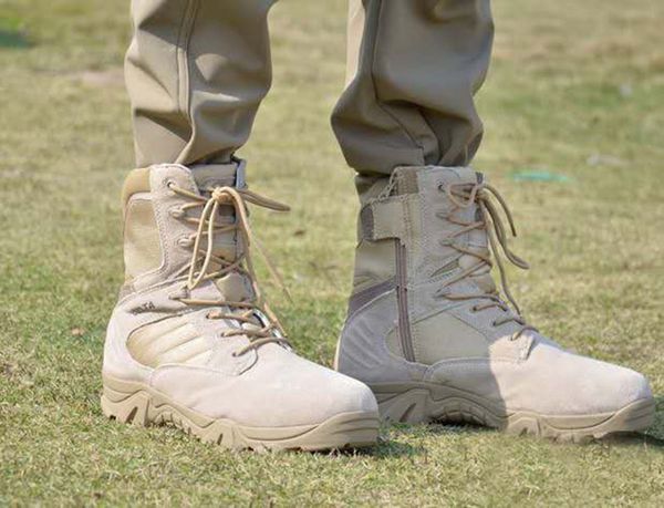 tactical combat army brand male shoes zipper design delta swat boots dro non-slip soles mens shoes waterproof uppers, Black
tactical combat army brand male shoes zipper design delta swat boots dro non-slip soles mens shoes waterproof uppers, Black