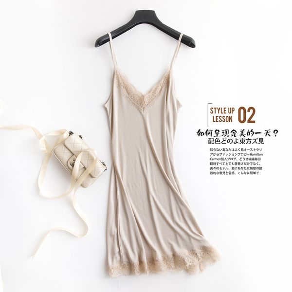2018 summer 100% nature silk lash lace sleep women camisoles 5 colors elegant pajamas v-neck cool bottoming tg-048, Black;red
2018 summer 100% nature silk lash lace sleep women camisoles 5 colors elegant pajamas v-neck cool bottoming tg-048, Black;red