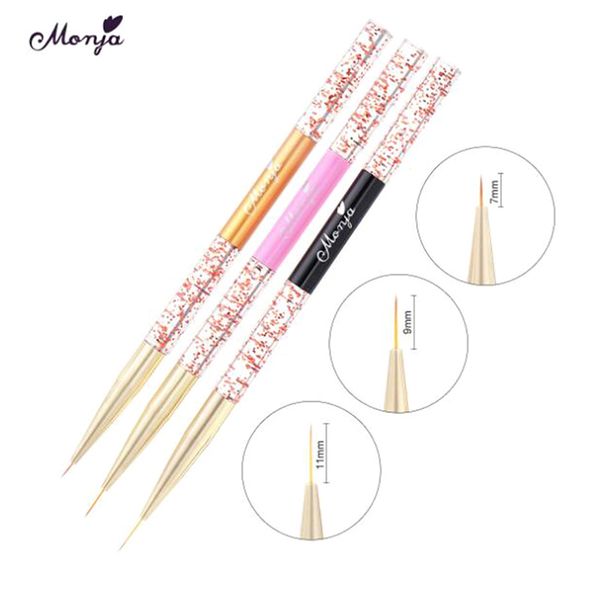 7/9/11mm acrylic liner uv gel sequins nail art brush drawing painting carving pen design manicure tool decoration tools, Yellow
7/9/11mm acrylic liner uv gel sequins nail art brush drawing painting carving pen design manicure tool decoration tools, Yellow