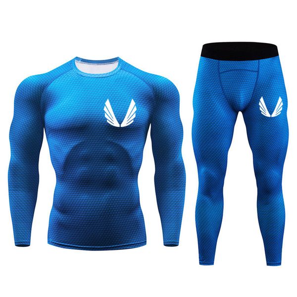 new jogging thermal underwear set quick-drying training t-shirt leggings union suit 2019 autumn winter new sportswear brand, Black;blue
new jogging thermal underwear set quick-drying training t-shirt leggings union suit 2019 autumn winter new sportswear brand, Black;blue