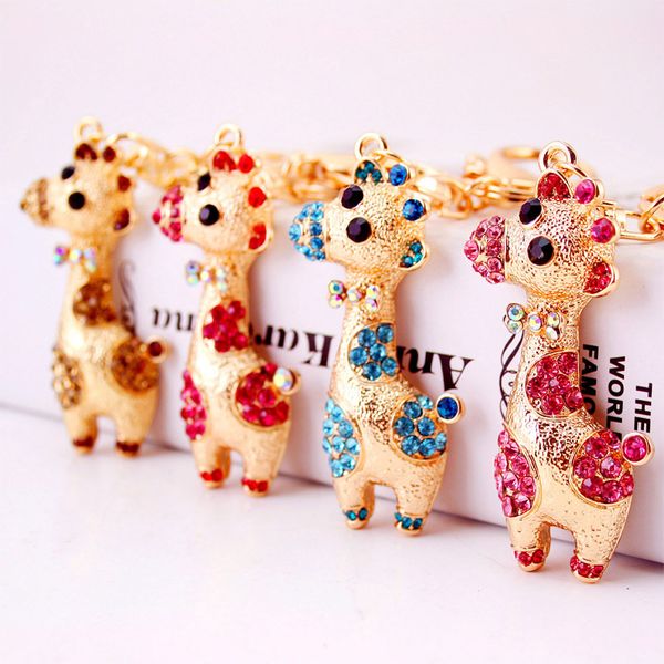 colorful rhinestone crystal paved cute animal giraffe pendant car keychain fashion car accessories keys ring holder 3pcs, Silver
colorful rhinestone crystal paved cute animal giraffe pendant car keychain fashion car accessories keys ring holder 3pcs, Silver