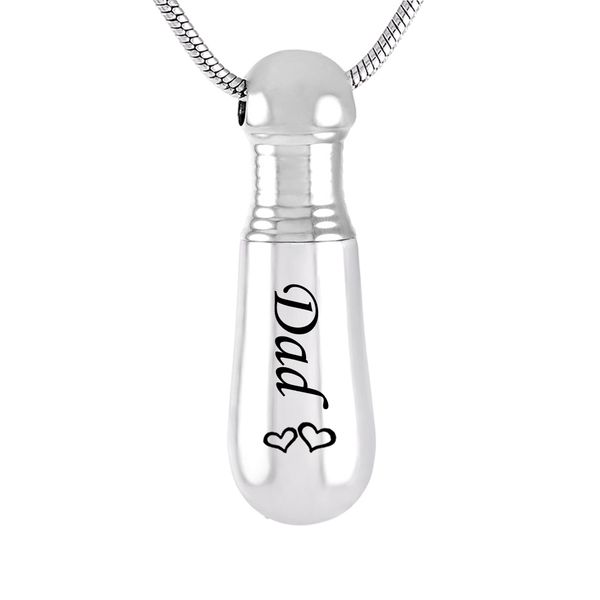 stainless steel waterproof baseball bat cremation jewelry fashion urn pendant keepsake gifts memorial urn necklace for ashes, Silver
stainless steel waterproof baseball bat cremation jewelry fashion urn pendant keepsake gifts memorial urn necklace for ashes, Silver