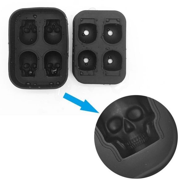 1шт 3d череп гибкая силиконовая ice cube плесень tray делает четыре giant черепа round ice cube maker black 2020
1шт 3d череп гибкая силиконовая ice cube плесень tray делает четыре giant черепа round ice cube maker black 2020