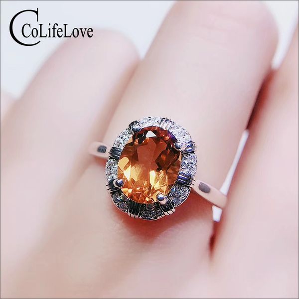 colife jewelry 100% real citrine ring for daily wear 7*9mm 2ct natural citrine silver ring classic gemstone, Golden;silver
colife jewelry 100% real citrine ring for daily wear 7*9mm 2ct natural citrine silver ring classic gemstone, Golden;silver