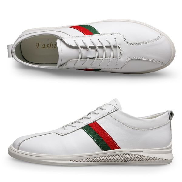 walking shoes for men casual cow genuine leather flats soft shoes lace up fashion male shoes comfortable, White;red
walking shoes for men casual cow genuine leather flats soft shoes lace up fashion male shoes comfortable, White;red