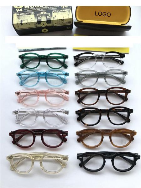 brand design johnny depp glasses men women optical glasses frame computer transparent eyeglass acetate vintage with box q013, Black
brand design johnny depp glasses men women optical glasses frame computer transparent eyeglass acetate vintage with box q013, Black
