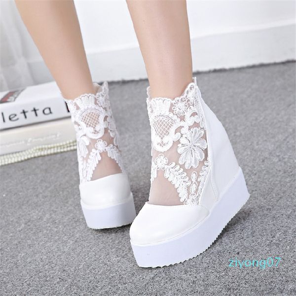 new height increasing wedge sandals platform thick bottomed sweet lovly lace flower slope with high-heeled women wedge heels sandals z07, Black
new height increasing wedge sandals platform thick bottomed sweet lovly lace flower slope with high-heeled women wedge heels sandals z07, Black