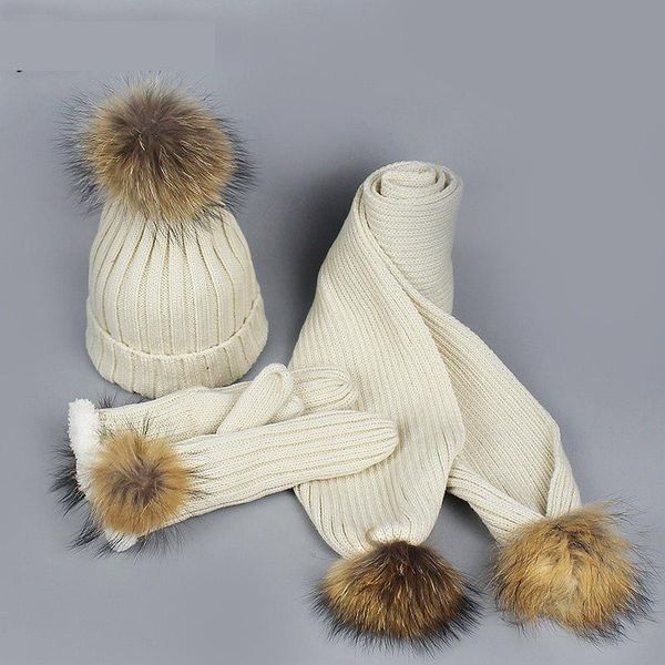 winter warm knit beanie scarf hat & glove sets scarves real raccoon fur pompoms fashion hat scarf set for woman skullies, Blue;gray
winter warm knit beanie scarf hat & glove sets scarves real raccoon fur pompoms fashion hat scarf set for woman skullies, Blue;gray