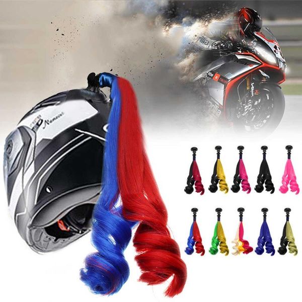 30cm punk style motorcycle ponytail helmet braid curly hair braid horn motorbike female cosplay helmet fashion sticker
30cm punk style motorcycle ponytail helmet braid curly hair braid horn motorbike female cosplay helmet fashion sticker