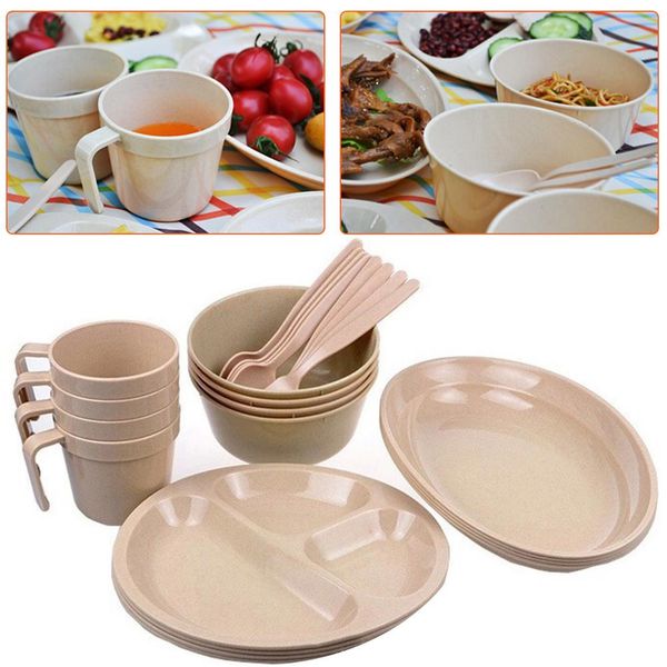 outdoor picnic tableware set 4 person economic environmental protection portable cutlery set bowls plates cups and folks picnic
outdoor picnic tableware set 4 person economic environmental protection portable cutlery set bowls plates cups and folks picnic