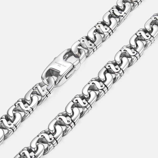 trendsmax men's necklace 316l stainless steel chain necklace male fashion jewelry dropshipping gifts 18-36inch hn01, Silver
trendsmax men's necklace 316l stainless steel chain necklace male fashion jewelry dropshipping gifts 18-36inch hn01, Silver