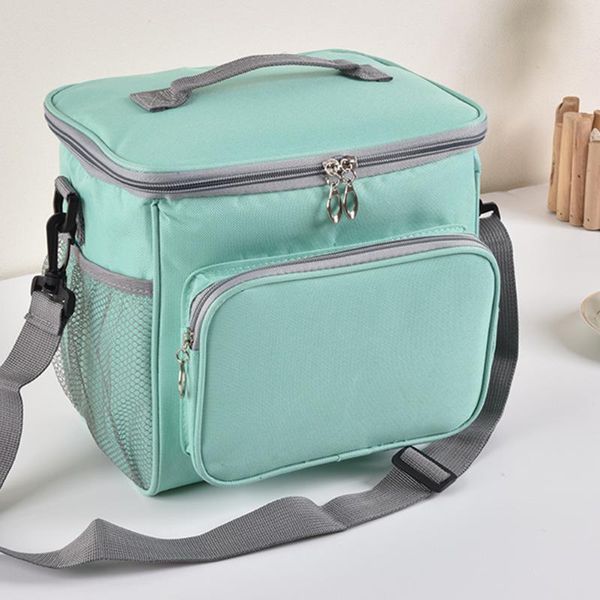 oxford cloth office with shoulder strap school insulated lunch holder meal warm, Blue;pink
oxford cloth office with shoulder strap school insulated lunch holder meal warm, Blue;pink