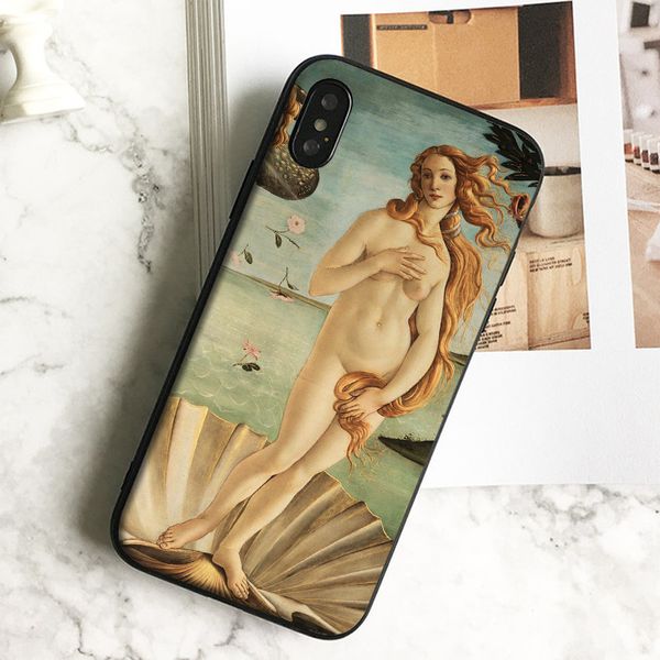 fundas luxury venus painting phone case for iphone 11 pro xs max xr 8 7 6s plus 5 se case soft black tpu silicone cover.
fundas luxury venus painting phone case for iphone 11 pro xs max xr 8 7 6s plus 5 se case soft black tpu silicone cover.