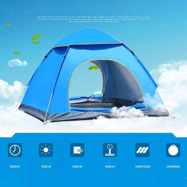 outdoor automatic tents camping waterproof tents 3-4 people beach camping showers speed open double tent
outdoor automatic tents camping waterproof tents 3-4 people beach camping showers speed open double tent