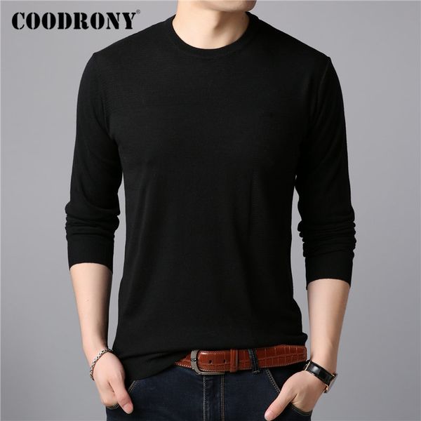 coodrony brand sweater men casual o-neck pull homme knitted cotton wool pullover men clothes autumn winter jumper sweaters 91079, White;black
coodrony brand sweater men casual o-neck pull homme knitted cotton wool pullover men clothes autumn winter jumper sweaters 91079, White;black