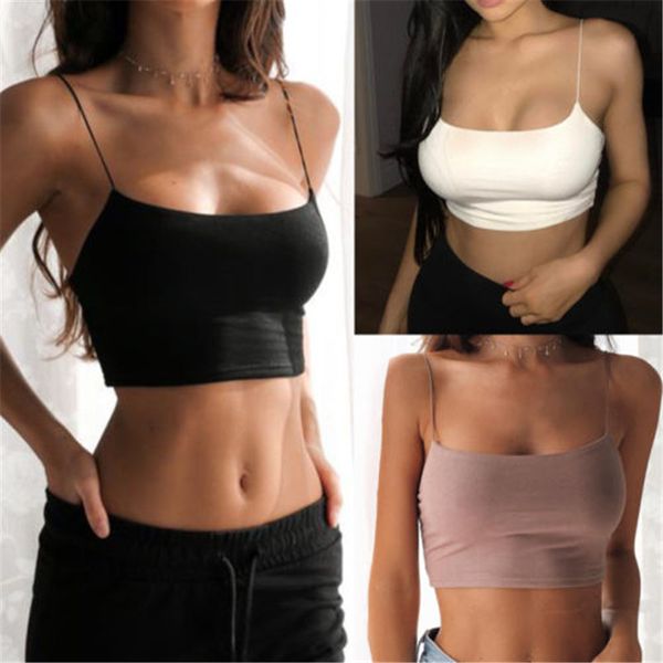 fashion women crop solid summer camis women casual tank sleeveless crop vest blusas, White
fashion women crop solid summer camis women casual tank sleeveless crop vest blusas, White