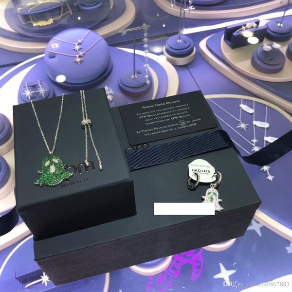 new high-quality famous brand fashion earrings and necklaces ghost-shaped pendants and ghost asymmetrical earrings, for fashion lady, Silver
new high-quality famous brand fashion earrings and necklaces ghost-shaped pendants and ghost asymmetrical earrings, for fashion lady, Silver