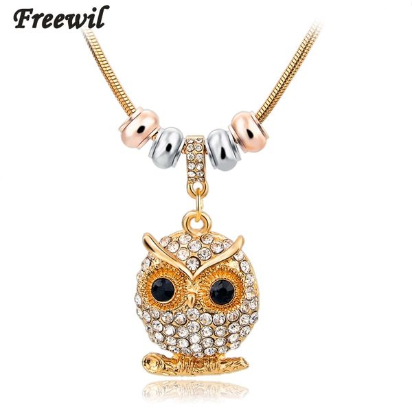 new arrival crystal owl necklace women fashion gold chain necklaces pendants collares sne150770, Silver
new arrival crystal owl necklace women fashion gold chain necklaces pendants collares sne150770, Silver