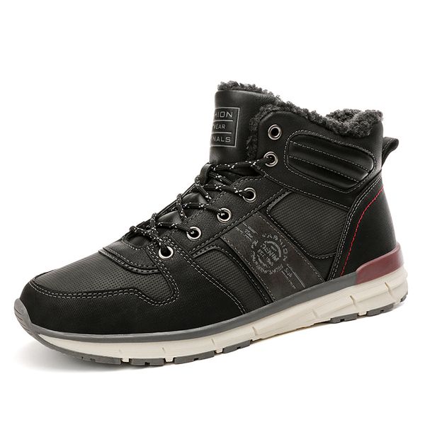genuine leather keep warm wool winter boots soft comfortable non-slip plush snow boots men shoes work 2019, Black
genuine leather keep warm wool winter boots soft comfortable non-slip plush snow boots men shoes work 2019, Black