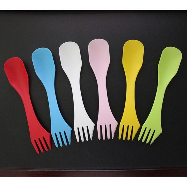 1 sets(6pcs=1set) 3 in 1 outdoor camp tableware heat resistant spoon fork knife camping hiking utensils spork combo travel 1d1
1 sets(6pcs=1set) 3 in 1 outdoor camp tableware heat resistant spoon fork knife camping hiking utensils spork combo travel 1d1