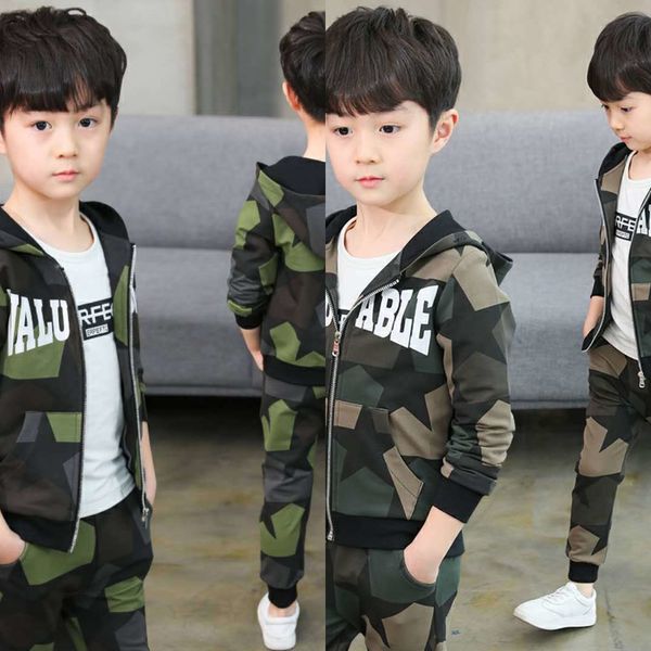 sports wear children's children's wear sports sweater camouflage suit 2019 autumn big boy two-piece suit fashionable boy
sports wear children's children's wear sports sweater camouflage suit 2019 autumn big boy two-piece suit fashionable boy