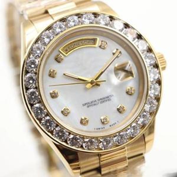 watch 2019 luxury luxury stainless steel bracelet president white bigger diamond dial ceramic bezel mechanical reloj watches, Slivery;brown
watch 2019 luxury luxury stainless steel bracelet president white bigger diamond dial ceramic bezel mechanical reloj watches, Slivery;brown